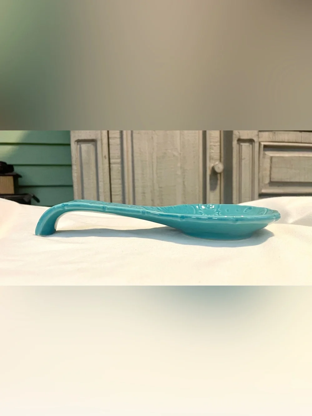 The Pioneer Woman “Retro Flea Market” Spoon Rest -Turquoise- 9